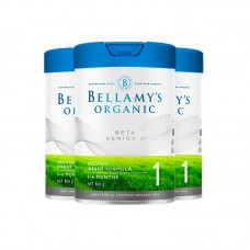 【新西兰直邮包邮】Bellamy's 贝拉米 超高端白金版有机A2婴儿配方奶粉1段 800克x3罐/箱（0-6个月适用）【收件人身份证必须上传】【新疆、西藏、内蒙古、青海、宁夏、海南、甘肃，需加收运费】